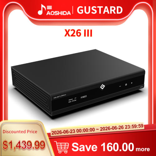 GUSTARD X26III Dual ES9039SPRO DAC