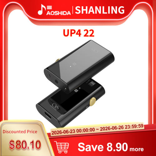 SHANLING UP4 2022 Full format balanced Bluetooth decoded  Headphone Amplifier