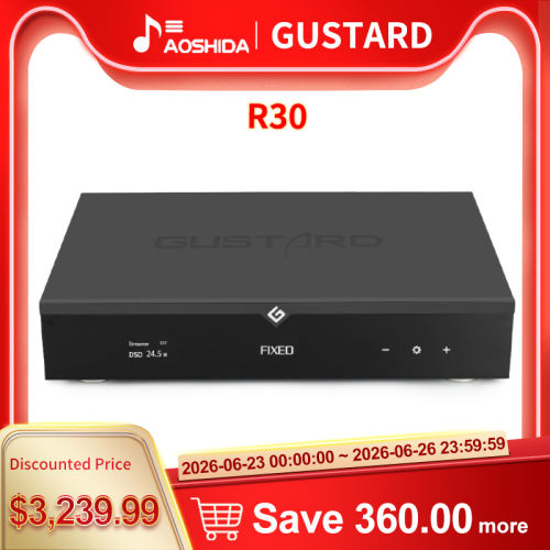 GUSTARD R30 Fully Discrete R2R Network Streaming DAC