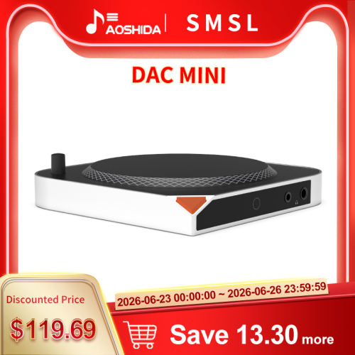 SMSL DAC MINI ES9039Q2M XMOS XU-316 MAC MINI partner