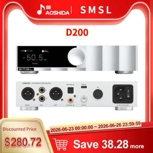 SMSL D200 ROHM BD34352EKV DAC