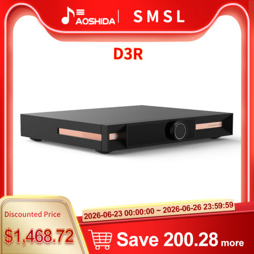 SMSL VMV D3R Dual ROHM BD34302EKV Flagship DAC