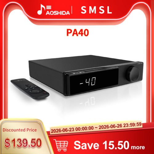 SMSL PA40 Digital Power Amplifier Infineon MA5332 Class D AMP