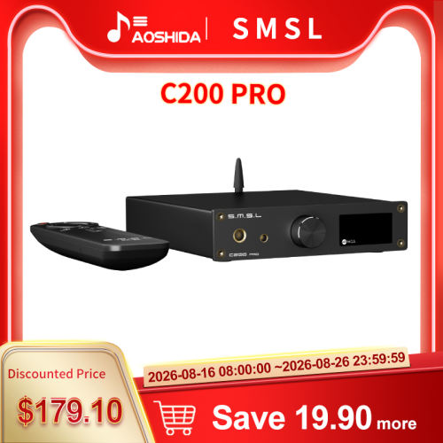 SMSL C200Pro DAC Headphone Amplifier