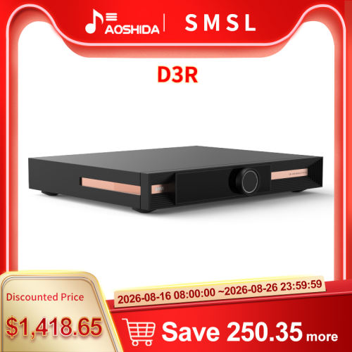 SMSL VMV D3R Dual ROHM BD34302EKV Flagship DAC