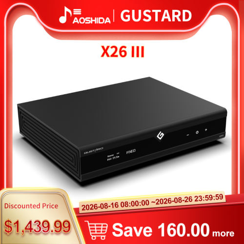 GUSTARD X26III Dual ES9039SPRO DAC