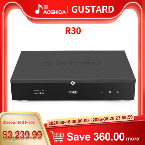 GUSTARD R30 Fully Discrete R2R Network Streaming DAC