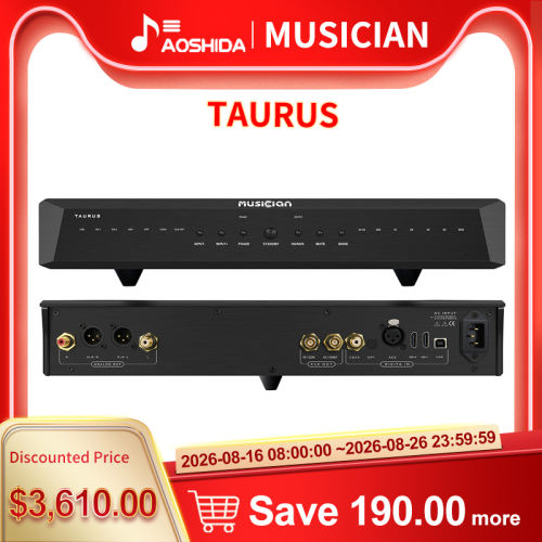 MUSICIAN Taurus R2R DAC (DSD1024/PCM 1536KHz)  RCA XLR I2S