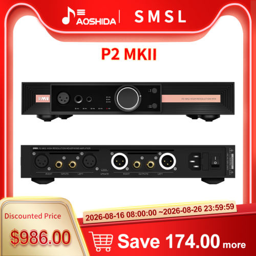 SMSL VMV P2 MK2 GaN Headphone Amplifier