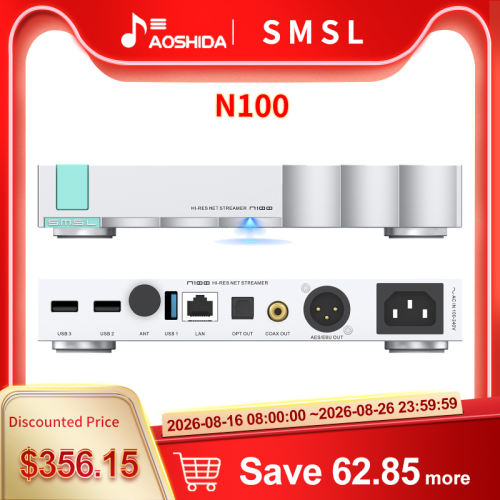 SMSL N100 Hi-Res Net Streamer Player