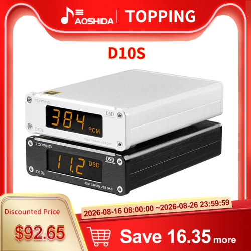 TOPPING D10s  USB Amplifier Decoder