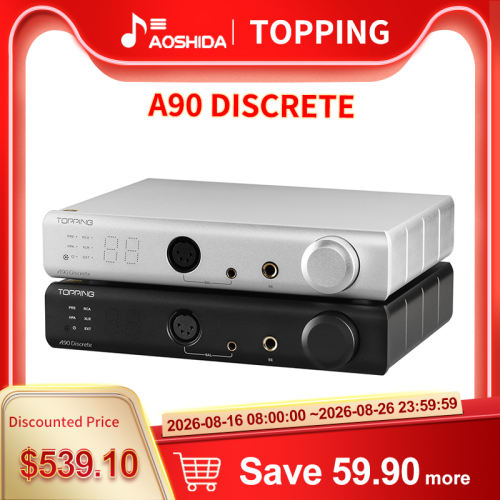 TOPPING A90 Discrete Fully Discrete Balanced Headphone Amplifier