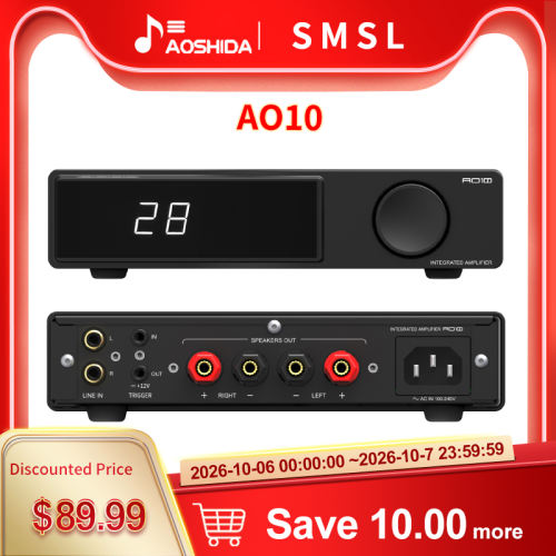 SMSL AO10 100W*2 Bluetooth Power Amplifier Dual TPA3116