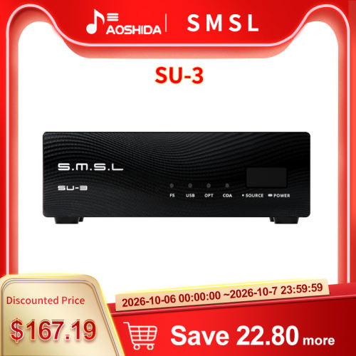 SMSL SU-3 AK4496 Digital to Analog Convertor (DAC)