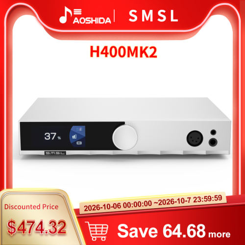SMSL H400 MK2 Fully-Balanced Headphone Amplifier