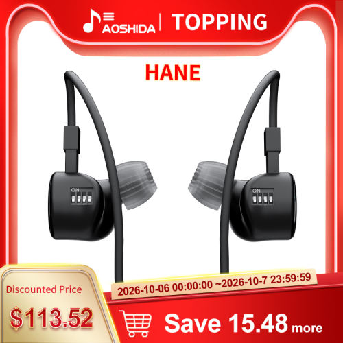 TOPPING Arpegear Hane In-ear Monitors Earphones 10mm DLC Dynamic Driver 0.78mm- 2pin