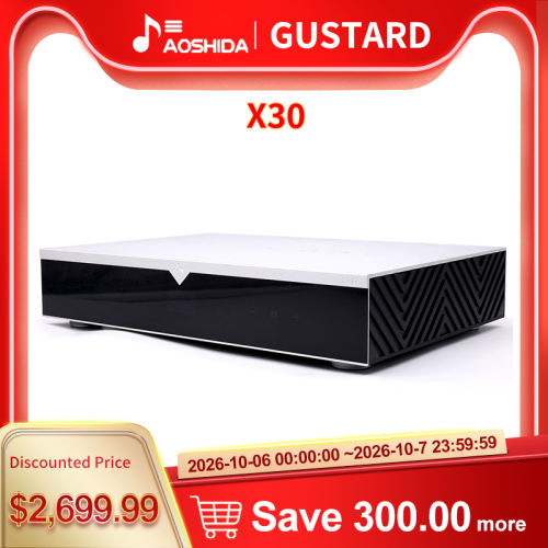 GUSTARD X30 Network Streaming Decoder ES9039SPROx4 PCM 768k DSD512---US,EU,UK,CA taxes included, UPS delivery