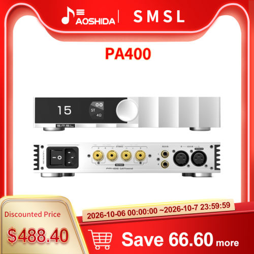 SMSL PA400 GaN Power Amplifier