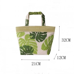 Durable Reusable Lunch Bag Women School Work Picnic Insulated Cooler Food Bag