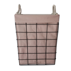 Metal Wire Laundry Hamper Basket