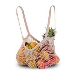 Hot Sell Reusable Vegetables pure cotton mesh shopping tote bags for fruits and vegetables