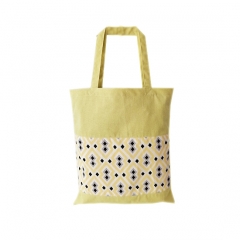 Cotton Reusable shopper bag and promotion bag for school bag