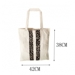 Cotton Reusable shopper bag and promotion bag for school bag