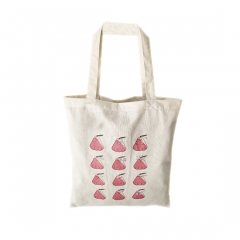 Cotton Reusable shopper bag and promotion bag for school bag