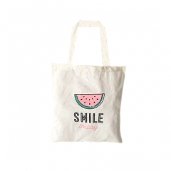 Cotton Reusable shopper bag and promotion bag for school bag