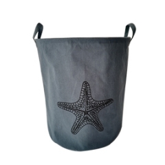 Waterproof Round Laundry Basket with Durable Handle