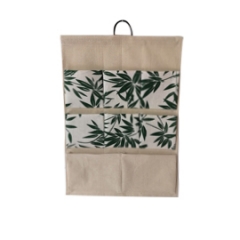 Hanging Bag Cotton And Linen Wall Mounted Storage Bag Behind The Door