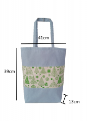 mesh bag Promotional natural cotton carry tote shoulder shopping bag