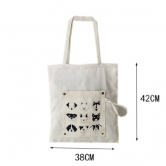 Reusable Folding Shopping Tote Bag Fits in Pocket Eco-Friendly shopping bag