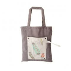 Reusable Folding Shopping Tote Bag Fits in Pocket Eco-Friendly shopping bag