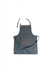 Wholesale Cotton Polyester Waterproof Chef Cooking Aprons Adjustable Double Neck Strape For Cafe Restaurants Kitchen Apron