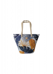 New Look Wholesale Custom digital printing lady handbags summer beach tote bags