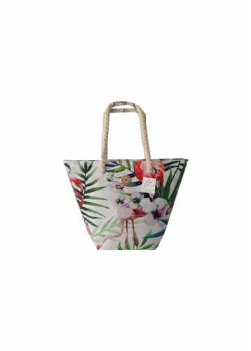 New Look Wholesale Custom digital printing lady handbags summer beach tote bags