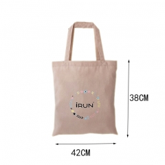 Eco Promotional Custom Logo Organic Shopper Reusable Calico Shopping Canvas Bag/cotton bag/cute canvas tote bag