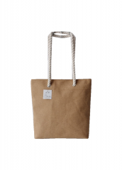 Fashionable designer full color printing pattern cotton tote Beach bag with high quality rope handle