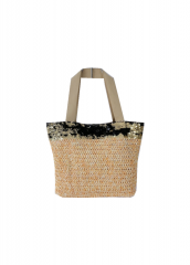 INS wind summer vacation Portable straw bag woven bag large capacity straw paper beach bag