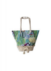 Summer Fashion Wholesale floral digital printed women lady gift polyester canvas summer tote beach bag