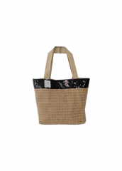 INS wind summer vacation Portable straw bag woven bag large capacity straw paper beach bag