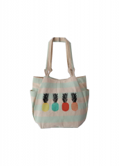 Hot selling Large Capacity Summer Beach Bag With Cotton rope adornment