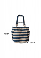 Hot selling Large Capacity Summer Beach Bag With Cotton rope adornment