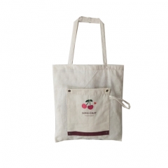 Natural Shopper Tote canvas foldable shopper bag