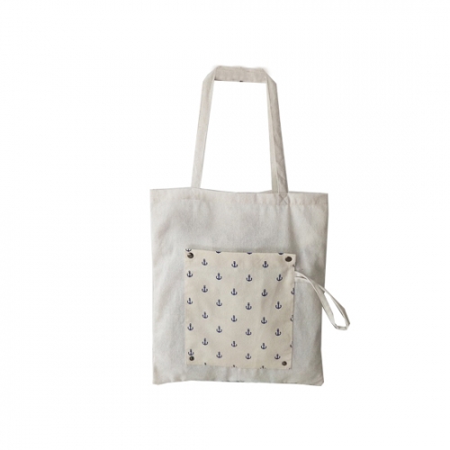 Natural Shopper Tote canvas foldable shopper bag