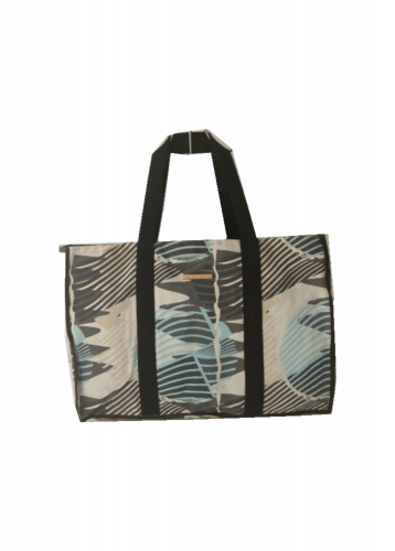 full printing Ribbon weaving handle New Style Eco Friendly Cotton Canvas Large Capacity Summer Beach Bag