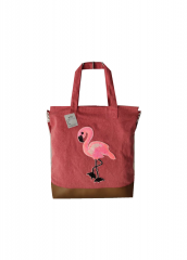 Animal Embroidery sequins Eco Friendly Cotton Canvas Large Capacity Summer Beach Bag With Adjustable shoulder strap