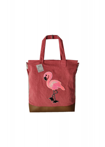 Animal Embroidery sequins Eco Friendly Cotton Canvas Large Capacity Summer Beach Bag With Adjustable shoulder strap