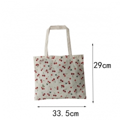 Eco-friendly durable cotton canvas shopper tote bag